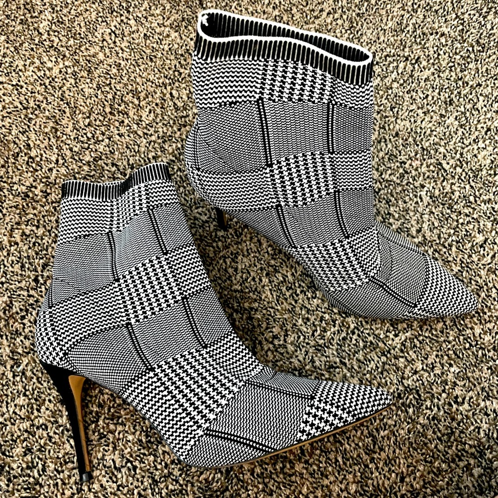 Something Navy Sock Booties